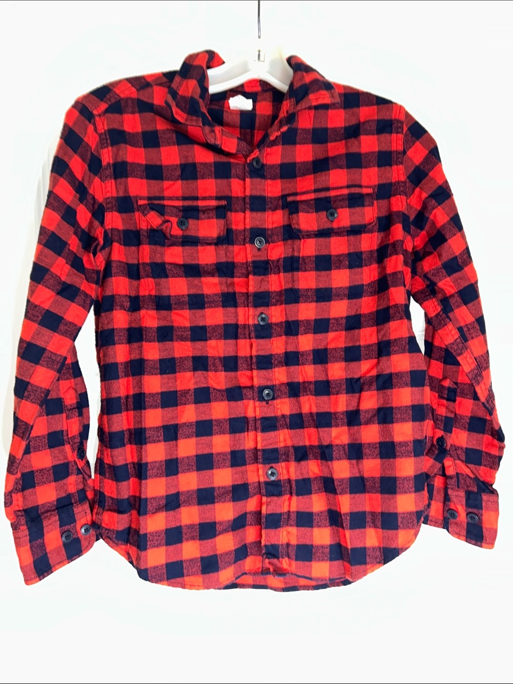 Jcrew Boys Flannel Buffalo plaid Button-Up Shirt